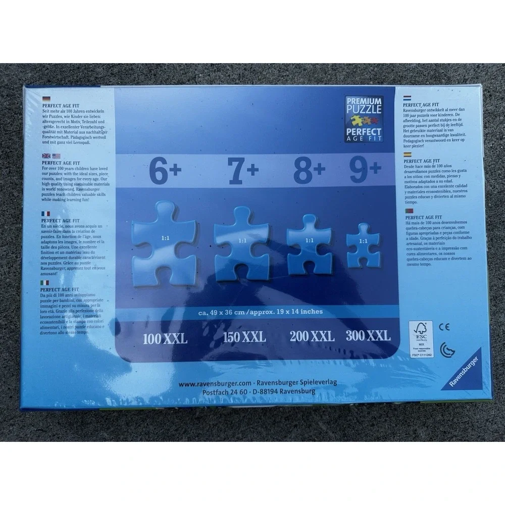 Ravensburger Puzzle Friendly Frogs 300 Piece Jigsaw Puzzle 13018 NIB Sealed Box